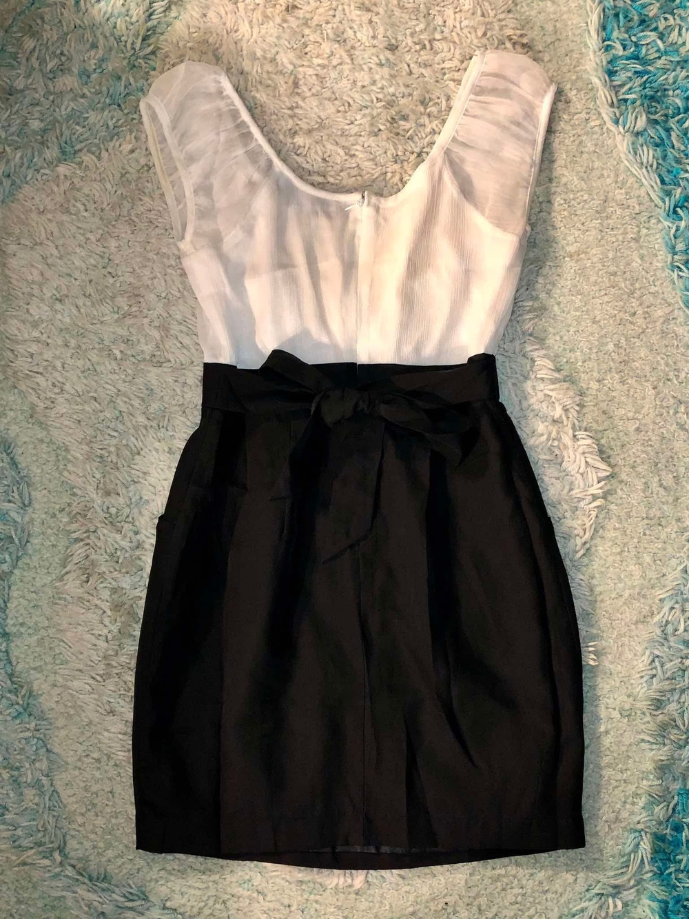 Forever 21 Colorblock Ruffle Dress - Picture 5 of 6